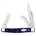 CASE KNIVES Blue Pearl Kirinite Medium Stockman 3.25" Closed - Case Knives
