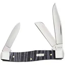 CASE KNIVES Bose Smooth Purple Curly Maple Medium Stockman Pocket Knife 3.25" Closed - Case Knives