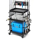 SAVIOR EQUIPMENT Mobile Tackle Station Pro Obsidian Black - Savior Equipment