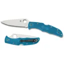 SPYDERCO Endura 4 Lightweight Blue Flat Ground Plain Edge - Spyderco