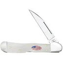 CASE KNIVES CopperLock EDC ClipPoint Plain Natural Bone Handle - Case
