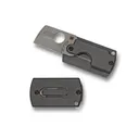 SPYDERCO Dog Tag Folder Gen4 Aluminium Plain Edge - Spyderco