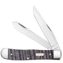 CASE KNIVES Smooth Purple Curly Maple Trapper 7254 SS - Case Knives