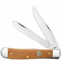 CASE KNIVES BSA - Brown Canvas Lam Trapper (10254 SS) - Case Knives