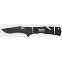 SOG Trident Elite -Partially Serr Black Tini Clam Pk - Sog