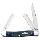 CASE KNIVES Blue Bone Medim Stockman 3.63" Closed - Case Knives