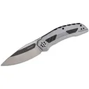 KERSHAW KNIVES Norad Folding Knife 3.3" Drop Point Blade + Bead Blasted Stainless Steel Handles - Kershaw Knives