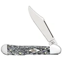 CASE KNIVES Black & White Carbon Fiber - Mini Copperlock - Case Knives