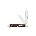 CASE KNIVES Brown Maple Burl Wood - Small Swell Center Jack - Case Knives
