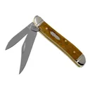 CASE KNIVES Smooth Antique Bone Peanut 2.88" Closed (Clip & Pen Blades) - Case Knives