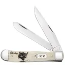 CASE KNIVES Sportsman Series Turkey Natural Bone Smooth Trappe - Case Knives