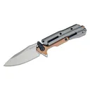 KERSHAW Frontrunner KVT Flipper Knife 2.9" Clip Point Blade - Gray PVD SS Handle - Kershaw Knives