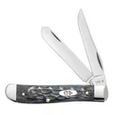 CASE KNIVES Pocket Worn Gray Bone-Crandall Jig Mini Trapper - Case Knives