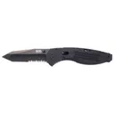 SOG Aegis - Black TiNi, Tanto, Partially Serrated - Sog