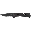 SOG Trident - Partially Serrated - Black TiNi - Sog