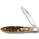 CASE KNIVES Amber Bone Peach Seed Jig Tear Drop (Tb61028 SS) - Case Knives