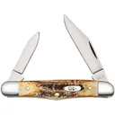 CASE Jigged 6.5 BoneStag Half Whittler 3.25" (Closed) Pocket Knife - Case Knives