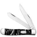 CASE KNIVES Black Pearl Kirinite Trapper (10254 SS) - Case Knives
