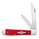 CASE KNIVES Smooth Red G-10 Copperhead (10249W SS) - Case Knives
