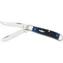 CASE KNIVES Blue Bone Rogers Corn Cob Jig Mini Trapper 6207 SS - Case Knives