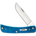 CASE Sawcut Jig Sod Buster Jr 3.63" Pocket Knife - Caribbean Blue Bone - Case Knives