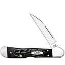 CASE KNIVES Jigged Rough Black Synthetic - Copperlock - Case Knives