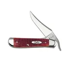 CASE KNIVES Dark Red Bone Standard Jig Russlock (61953L CV) - Case Knives