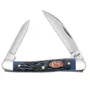 CASE KNIVES Navy Blue Bone Rogers Jig Mini Copperhead - Case Knives