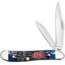 CASE KNIVES Navy Blue Bone - Rogers Jig Peanut (6220 SS) - Case Knives