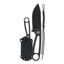 KA-BAR Becker Eskabar 3.25" Drop Point Fixed Blade Knife w/ Sheath | Black - Ka-Bar