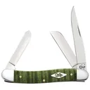 CASE KNIVES Green Curly Maple Medium Stockman (7318 SS) - Case Knives