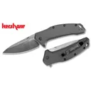 KERSHAW KNIVES Link Drop Point 3.25" BlackWash Gray Handle - Kershaw Knives