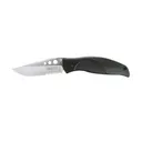 KERSHAW KNIVES Whirlwind Drop Point 3.25" Stonewash Serrated - Kershaw Knives