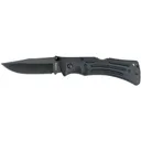 KA-BAR Mule Folder-Black Pocket Clip Straight Edge - Ka-Bar
