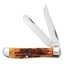 CASE KNIVES Deep Canyon Jigged Autumn Bone Mini Trapper - Case Knives