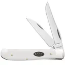 CASE KNIVES White Synthetic - Mini Trapper (4207W SS) - Case Knives