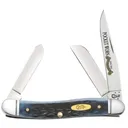 CASE KNIVES Pocket Worn Standard Jig Denim Bone Medium - Case Knives