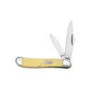 CASE KNIVES Yellow Synthetic Peanut 2-7/8" Closed (3220 SS) - Case Knives
