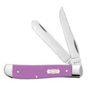 CASE KNIVES Ichthus Purple Synthetic - Mini Trapper (4207 SS) - Case Knives