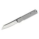 BOKER Plus Zenshin Front Flipper Knife 2.95" Wharncliffe Blade - Steel Handles - Boker