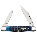 CASE KNIVES Blue Bone - Rogers Corn Cob Jig Half Whittler - Case Knives