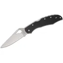 SPYDERCO Byrd Cara Cara 2 Folding Knife 3.75" Flat-Ground Blade w/ Black G10 Handles - Spyderco