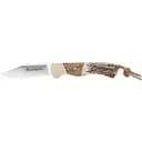 REMINGTON Guide Lock Back SS Brn/Wht/Slvr Stag Bone/Nckl - Remington