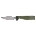 GERGER KNIVES Minisada Folding Knife 3.13" Clip Point Plain Blade | Sage Green Aluminum Handle - Gerber Knives