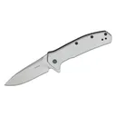 KERSHAW Outcome Assisted Flipper Knife 2.8" Drop Point Blade w/ Stainless Steel Handle - Kershaw Knives