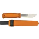 MORAKNIV Kansbol 4.3" Fixed Blade Knife | Burnt Orange Handles + Plastic Sheath - Morakniv