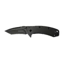 KERSHAW KNIVES Cryo Tanto Blackwash 2.75" Deep Carry Assisted - Kershaw Knives