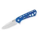 BUCK KNIVES Mini Trace Folding Knife 2.43" Drop Point Blade | Skeletonized Blue Aluminum Handles - Buck Knives