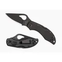 SPYDERCO Robin 2 Black Stainless Black Blade Plain Edge - Spyderco