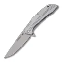 KERSHAW KNIVES Shroud Drop Point 3" Plain Edge w/Flipper Gray - Kershaw Knives